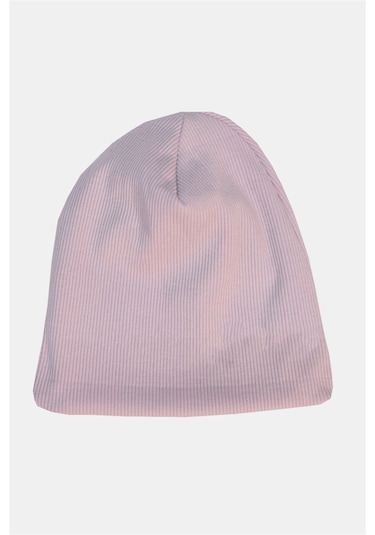 Luess Çocuk Unisex Fitilli Kışlık Bere Lila