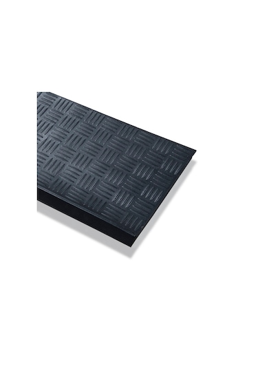 Siyah Plastik Kaydırmaz Dış Mekan Merdiven Basamak Paspası