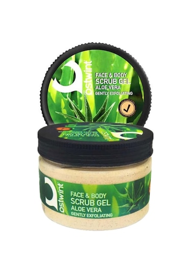 Ostwint Aloe Vera Face Body Scrub Jel 300 ML