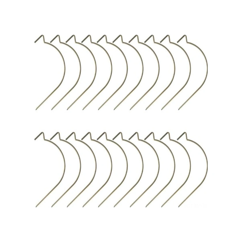 Fortunelane 20 Adet Paslanmaz Çelik Duvar Kancası: Ev Dekorasyonu, Ahşap/alçı Duvarlar İçin, Ev Giyim Asma Kancaları