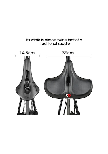 West Bıkıng Yp0801125 Darbeye Dayanıklı Nefes Dağ Bisikleti Mtb Yol Bisikleti Büyük Sele Koltuk Minderi - Stil Oymak