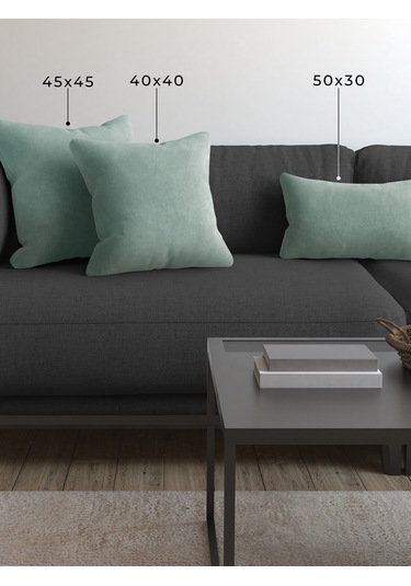 Soft Series Nil Yeşili Kırlent, Yastık Kılıfı Nil Yeşili