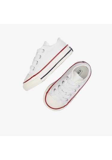 Converse Chuck 70 1v Vintage Canvas Bebek Beyaz Sneaker Düz 771642c Beyaz