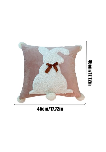 İşlemeli Paskalya Elemanları, Oturma Odası İçin Yeni Yastıklar, Paskalya Dekorasyonu, Paskalya Yastık Kılıfları, Sadece Yastık Kılıfı İçerir, Yastık Çekirdeği Dahil Değildir17,7 17,7 İnç, 1 Adet Diğer