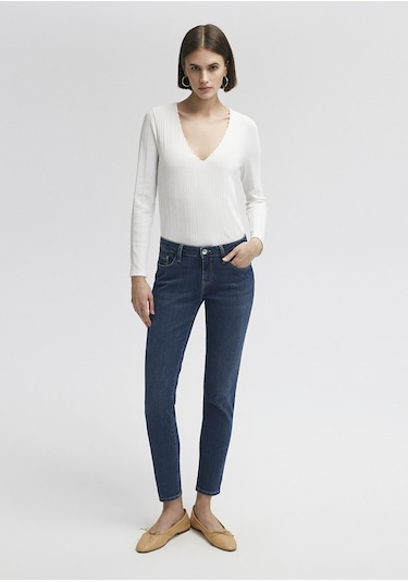 Mavi - Ada Everyday Vintage Koyu Mavi Jean Pantolon 1020535596 Koyu Mavi