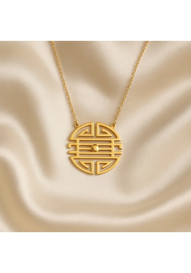 Ariş Kelt Dostluk Sembolü Altın Kolye