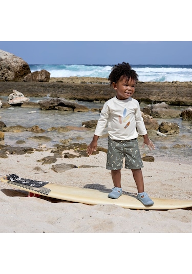 Lassig Palms Uv Korumalı Mayo Şort Deep Olive Koyu Yeşil