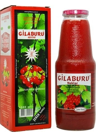 Kayseri Pazarı Gilaburu Nektarı Şeker İlaveli 1 L