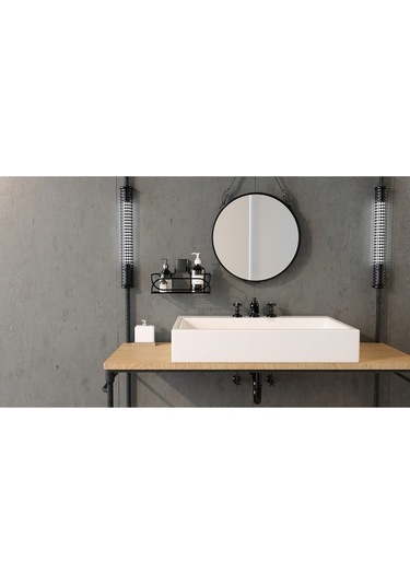 Decorev Dc-5554 Dekoratif Banyo Mutfak Balkon Çok Kullanışlı Siya