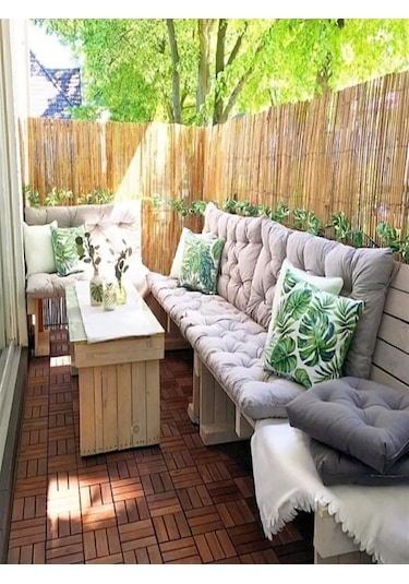 70 Cm X 7 Metre Doğal Kamış Hasır Bahçe Çiti Bambu Çit Balkon Çiti
