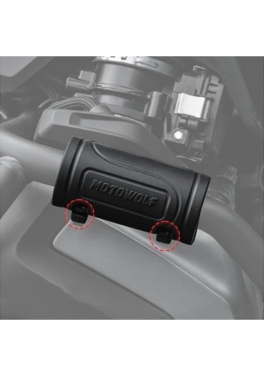 Xuweiwei Black-4pc 4 Parça Silikon Motor Koruyucu Universal Motosiklet Harley Yamaha