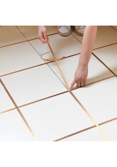 1 Cm 50 Metre Gold Fayans Arası Şerit Bant Tdrtr