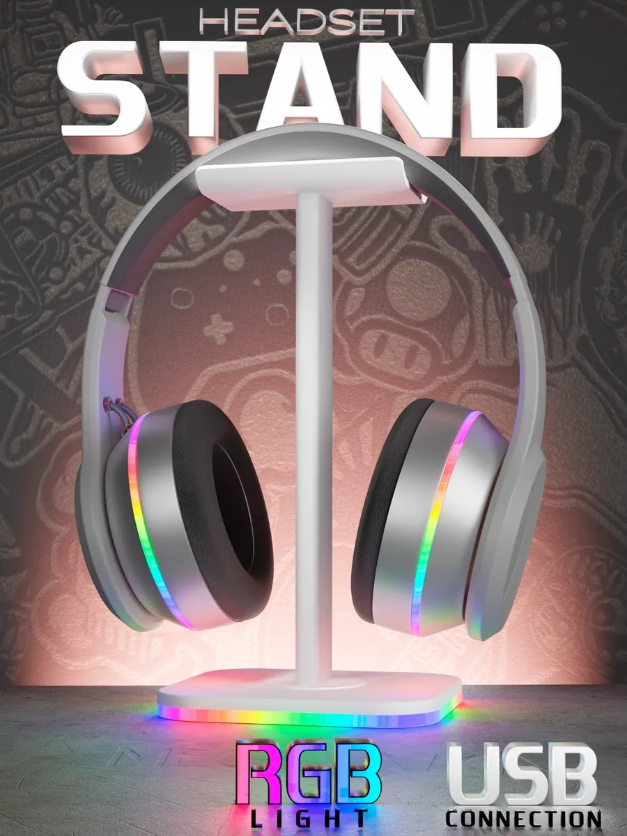 Megalavka Rgb Aydınlatmalı Oyun Kulaklığı Standı 146760648