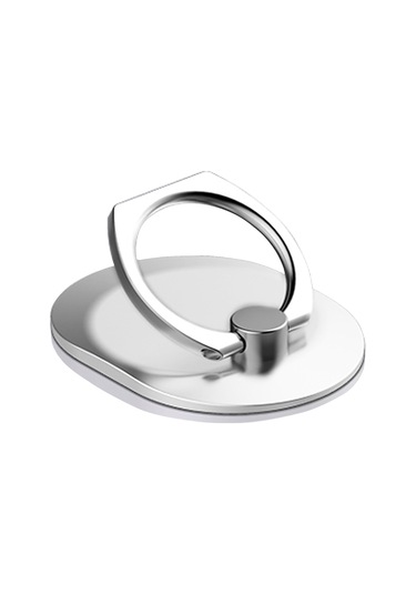 Teltree Evrensel Cep Telefonu Yetenekli Tutucu: 360 Döner, 180 Çevirilebilir, Ultra İnce, Dayanıklı, Geri Kullanıma Uygun, Aydınlatıcı Gümüş