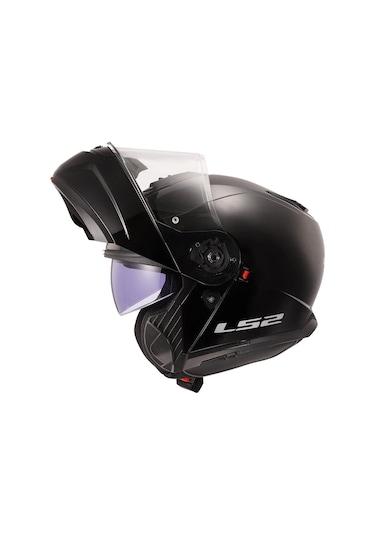 Ls2 Strobe 2 Çene Açılır Kask Parlak Siyah