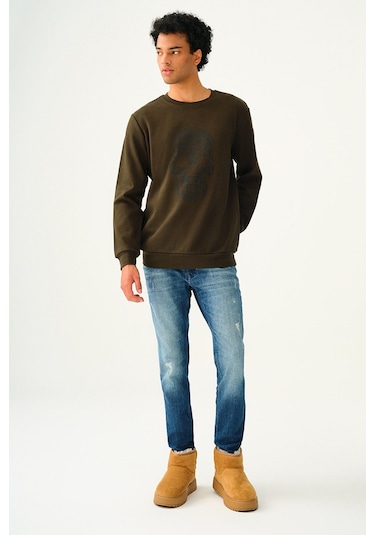 Loft Erkek Sweatshirt Lf2037422 Haki