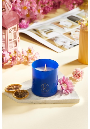Selka Home İlirya Pathculi Lavander Kokulu Organik Cam Mum 480 Gr