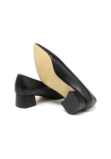 Topuklu/ Stiletto Kadın Rc-4004 Deriden Siyah Siyah