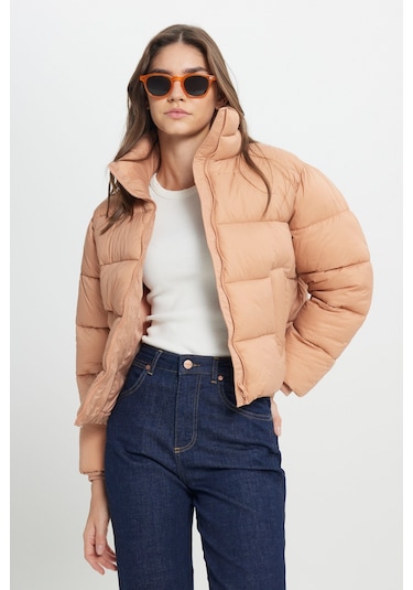 Wrangler Loose Fit Rahat Kesim Pembe Şişme Mont Çok Renkli