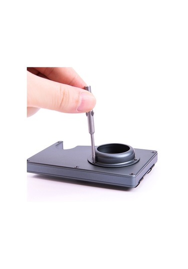 Airtag İçin Tracker Kart Tutucu Anti Loss Rfıd Cüzdan Kart Tutucu Gri