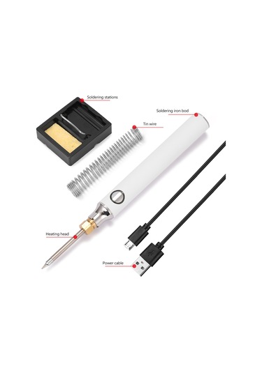 Handskıt 5 V 8 W Usb Ayarlanabilir Havya Çok Renkli