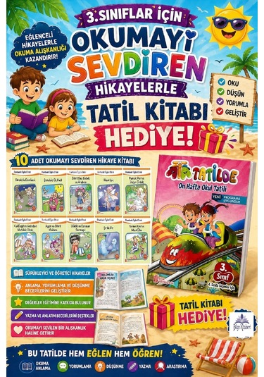 3.sınıftan 4.sınıfa Geçenler İçin Hikaye Seti - Ata Tatil Kitabı 5