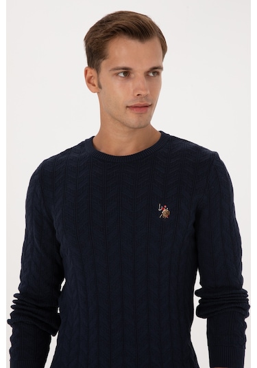 U.s. Polo Assn. Erkek Lacivert Kazak /triko 50307836-vr033 Lacivert