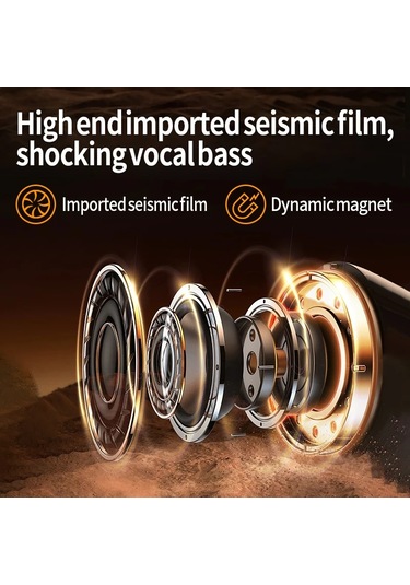 3d Surround Ağır Bas Motosiklet Kask Kulaklık Stereo Bluetooth Eller Serbest Hard Tube Mic