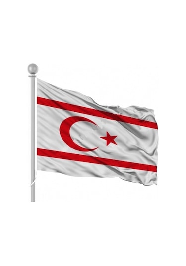 Kıbrıs Kktc Bayrağı 70X105Cm.