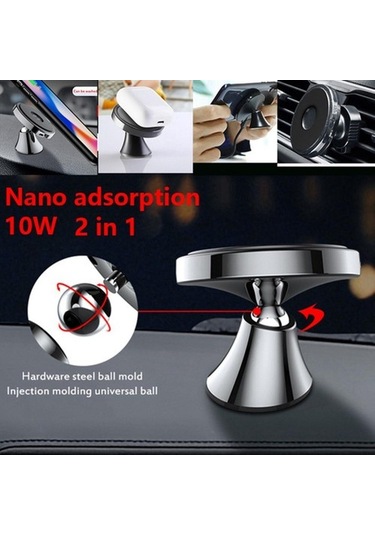 Joyhub Akıllı Şarj Cihazı-1 Araç Şarj Standı 1 Şarj Kablosu-siyah Siyah Yok Havalandırma Aabkhv