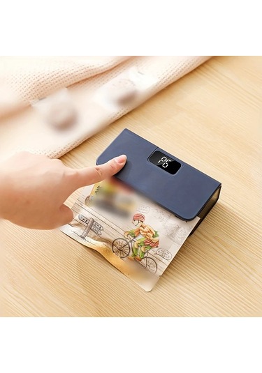 Boatshop1 Mavi 6 Ayarlı Usb Şarj Edilebilir Lityum Pil Hızlı Mühürleme Seyahat Piknik Ve Mutfak İçin Taşınabilir Mühürleyici