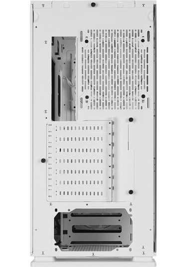 Rampage Vanguard V2 Beyaz Mesh Easy Temperli Cam Type-C Rgb Fan + Hub E-Atx Big-t Gaming Kasa