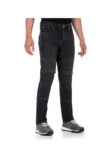Iron Shield Flexi Korumalı Motosiklet Kot Pantolonu Erkek