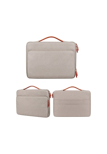 Polyester 13,3 İnç Su Geçirmez Taşınabilir Dizüstü Bilgisayar Çantası Haki