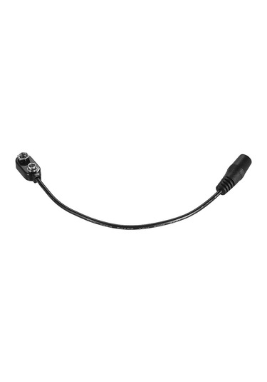 Xindoker 9v Gitar Pedalı Batarya Clip Çevirici Kablosu - 5.5mm X 2.1mm Dişi Plug, 20cm Uzunluk, Plastik Ve Metal Malzeme