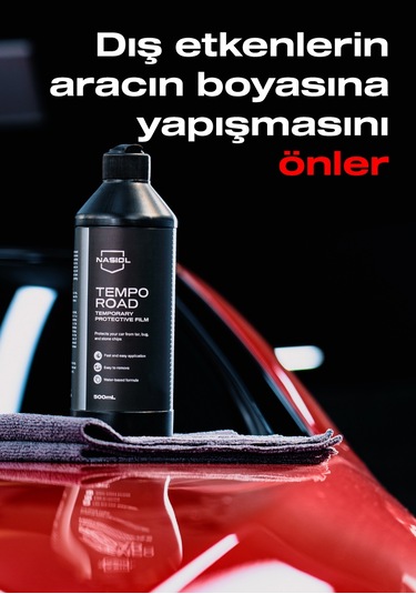 Nasiol Temporoad Geçici Araç Yüzeyi Koruyucu Sıvı Film Geçici Boya Koruma 500 ML Leke Böcek Koruyucu