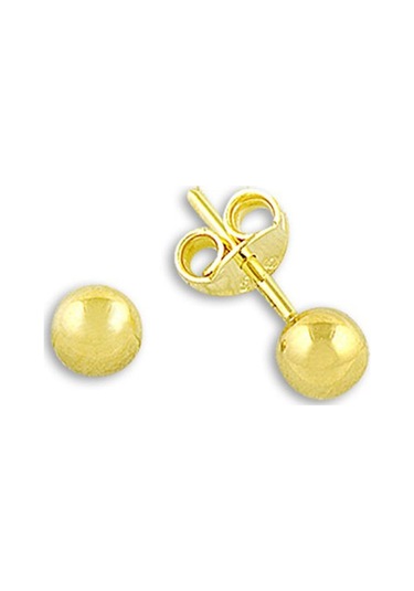 Altın Top Küpe Sarı 14 Ayar N11.4914