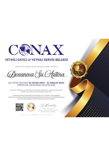 Conax Kapalı Kasa Cihazlar İçin 2 Yıllık Filtre Seti