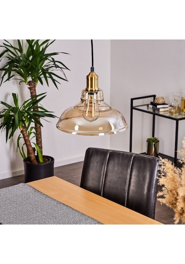 Riolight Retro Bal Tekli Cam Sarkıt Çap: 28Cm (541772137)