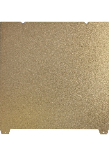 Singree Creality K1 Max İçin 315x310mm Çift Yüzeyli Altın Toz Çelik Baskı Yatağı Altın