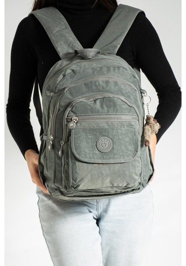 Orta Boy Sırt Çantası Ultra Hafif Çok Cepli Unisex Gri Model: 571-3j - Gri