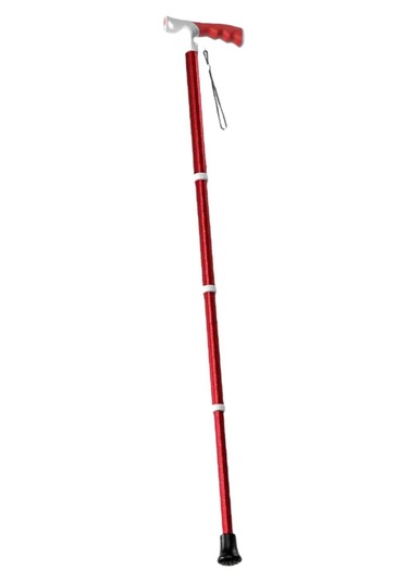 Suntek Trekking Direği Teleskopik 3 Eklemli Kırmızı Kırmızı