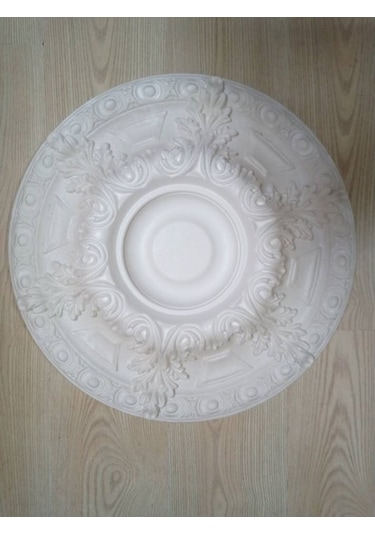 6 Adet 39 Cm Kabartma Desen Köpük Lamba Göbeği