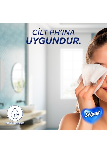 Selpak El ve Yüz Havlusu Kutulu 10 x 80 Yaprak