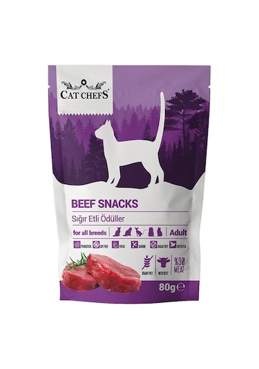 Cat Chefs Sığır Etli Yetişkin Kedi Ödül Maması 80 G