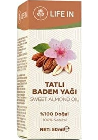 Life İn Tatlı Badem Yağı 50 ML
