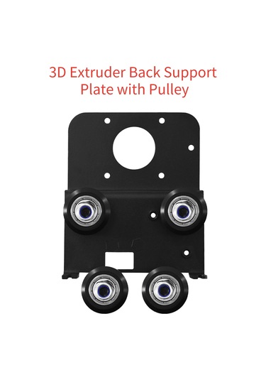 Dofolink Ender3/ender3s/ender5/cr10 Uyumlu Metal 3d Yazıcı Aksesuarı - Yakın Mesafe Ekstruder Seti Montaj Levhası + Kayar Tekerlek