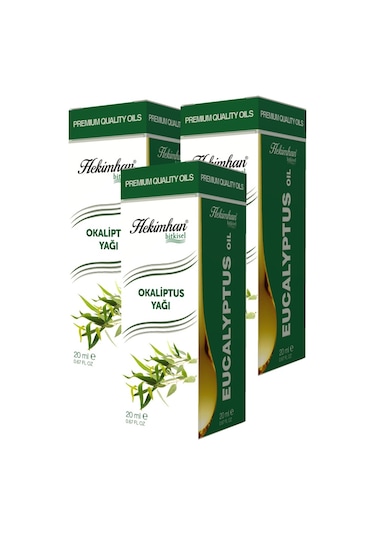 Hekimhan Bitkisel Okaliptus Yağı 3 x 20 ML