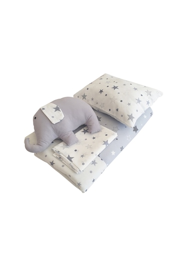 Yuar Baby 5 Parça Oyun Parkı Uyku Seti Gri 68d50200423n1-3