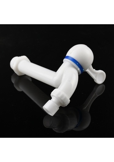 Dancemonkey Cbtx Plastik Tek Soğutucu Çamaşır Makinesi Musluğu 3/4 İnç Duvara Monte Musluk Çok Renkli